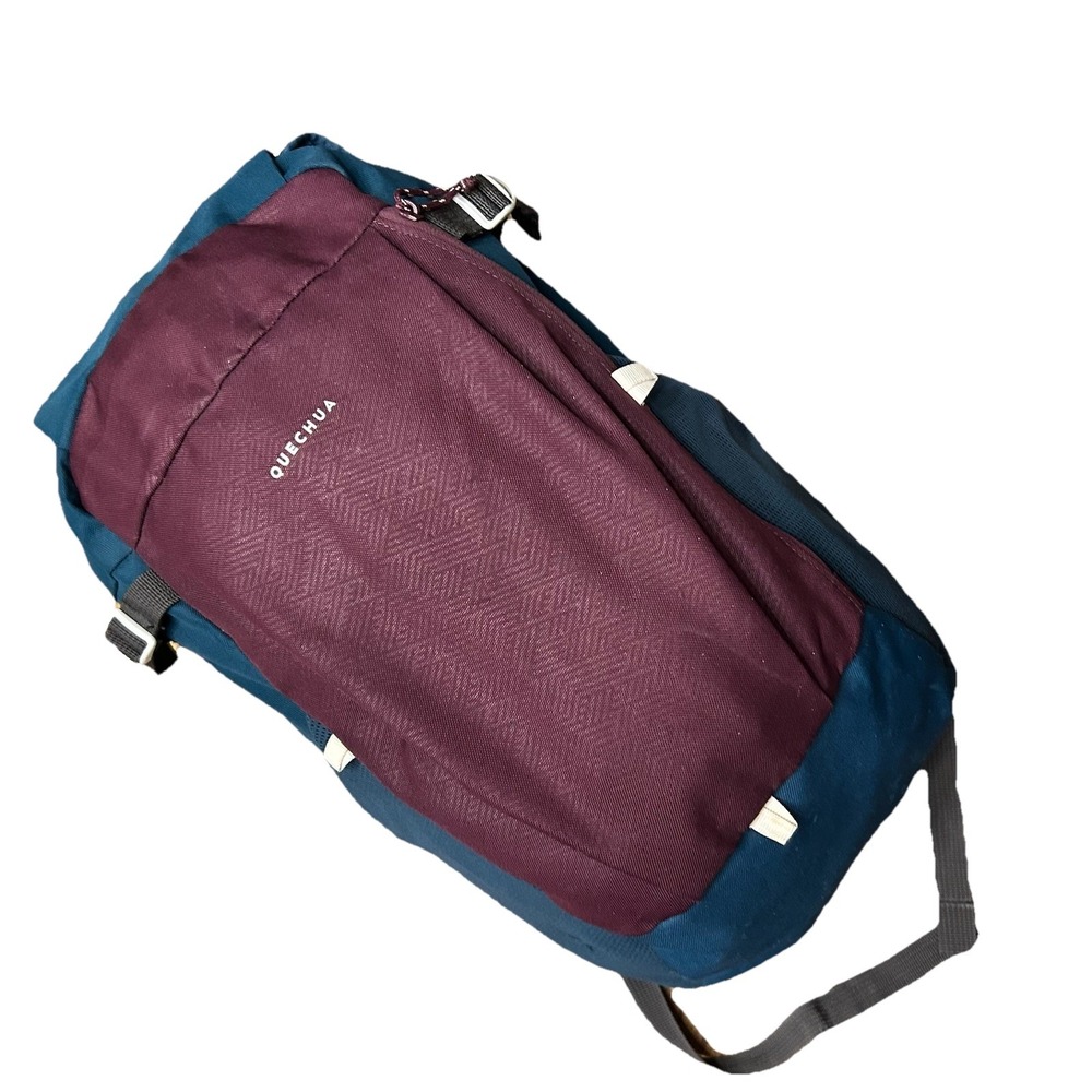 Decathlon‎ Quechua NH100, Adult 20 L Hiking Backpack, Unisex, Dark Purple Blue